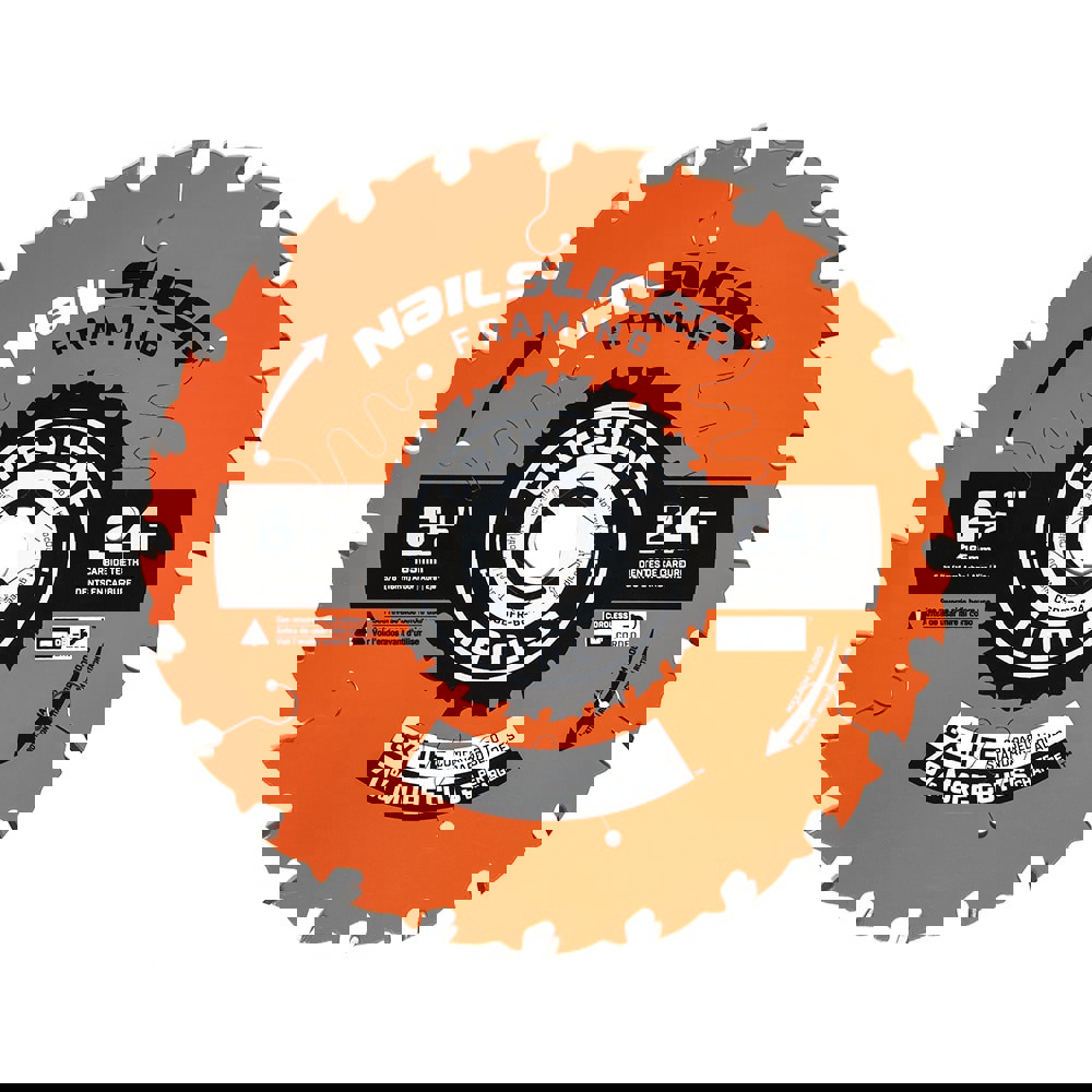 Wet & Dry Cut Saw Blade: 6-1/2